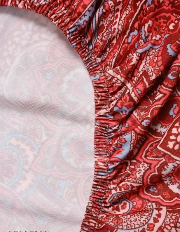 CORTINA SPANDEX RedColor Polyster Fabric Elastic Chair Cover Stretch Removable Washable 1Pcs - Red, Polyster, Pack of1